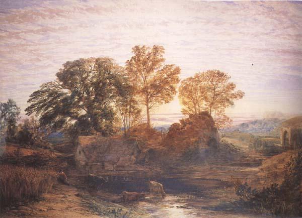 Samuel Palmer The Watermill Germany oil painting art
